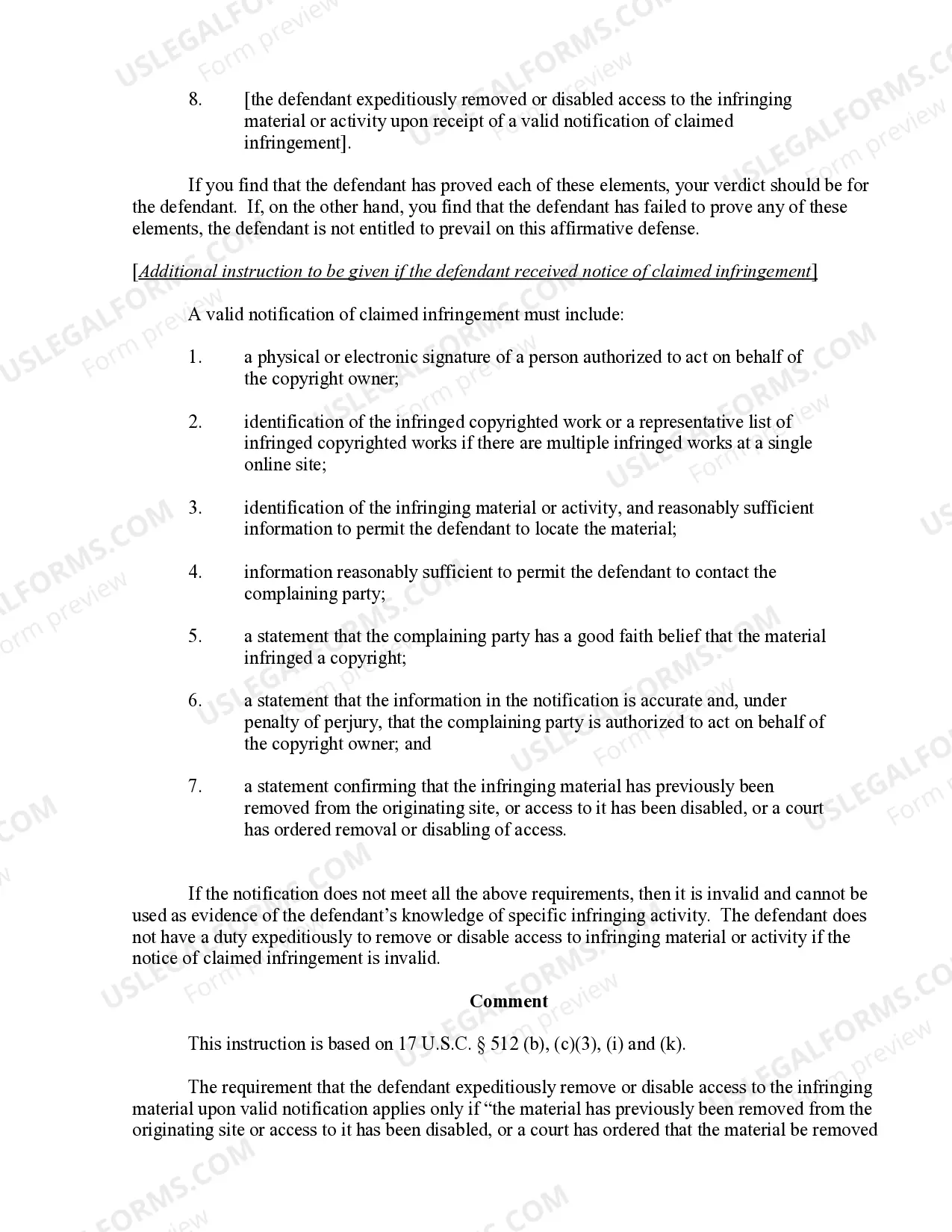 Preview 17.29 Copyright-Affirmative Defense-Limitation on Liability for System