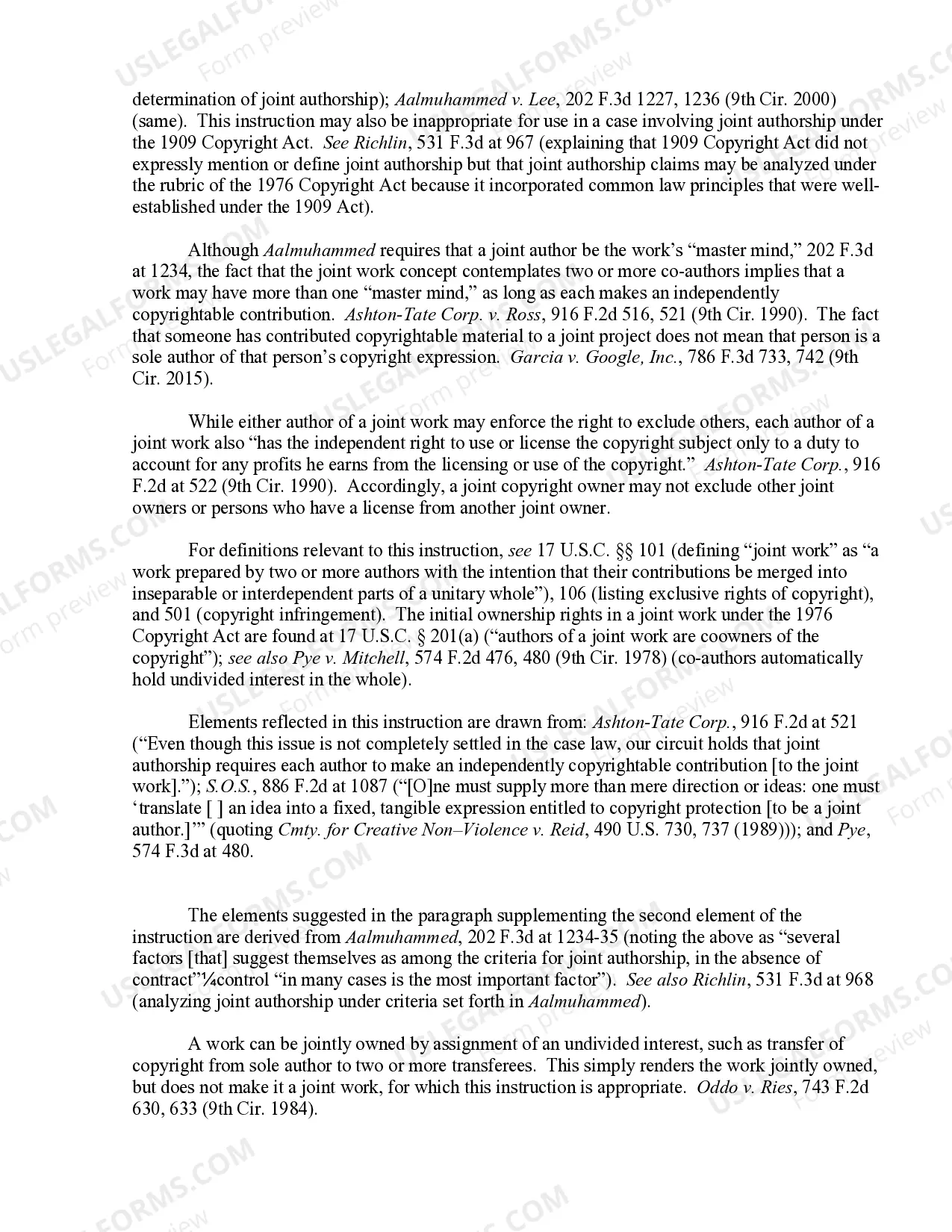 Preview 17.9 Copyright Interests-Joint Authors