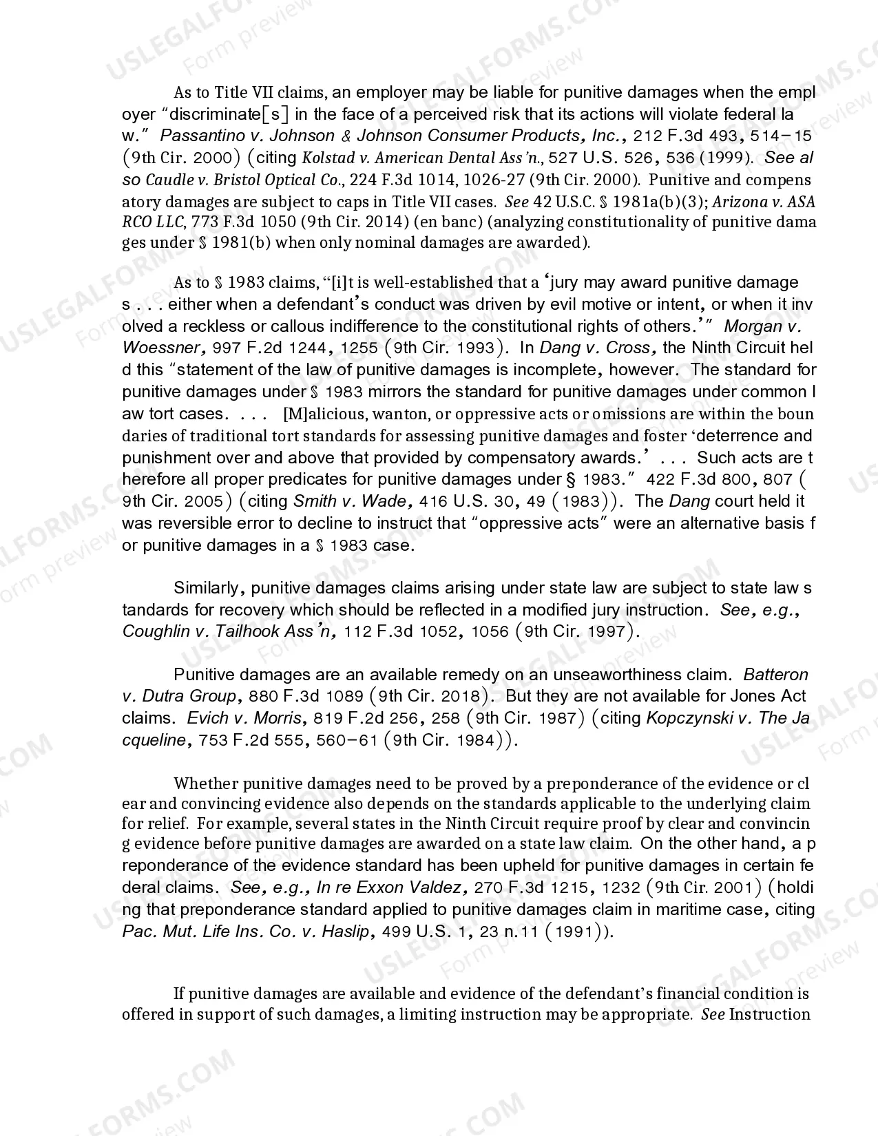 Preview 5.5 Punitive Damages