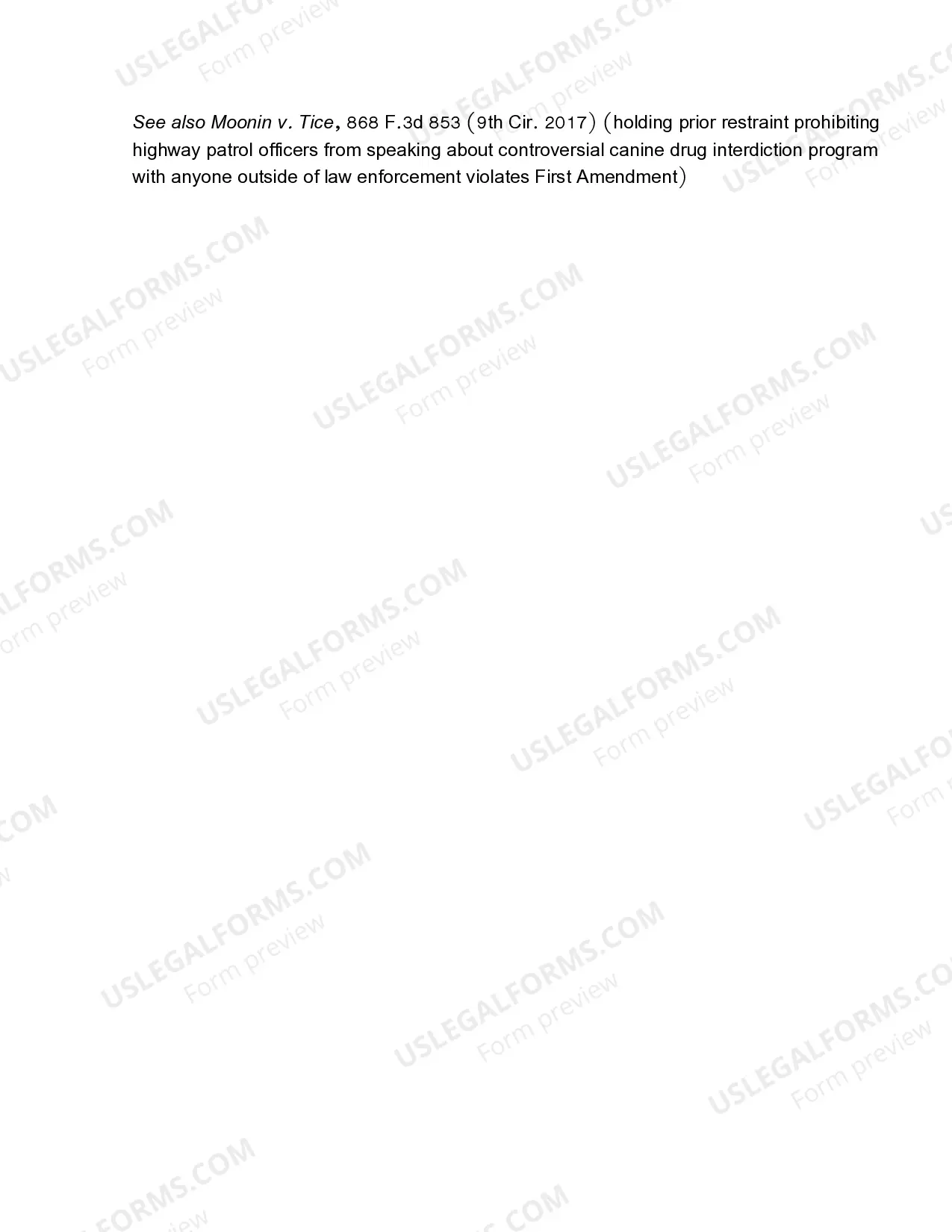 Preview 9.10 Particular Rights-First Amendment-Public Employees-Speaking as a Private Citizen