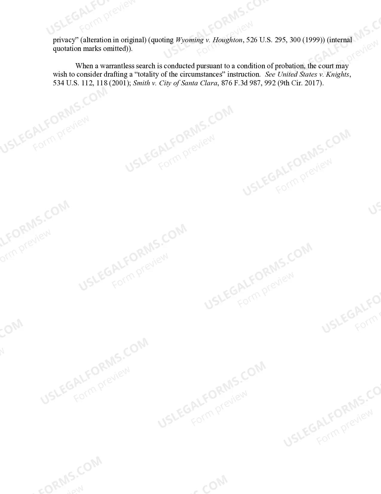 Preview 9.12 Particular Rights-Fourth Amendment-Unreasonable Search-Generally