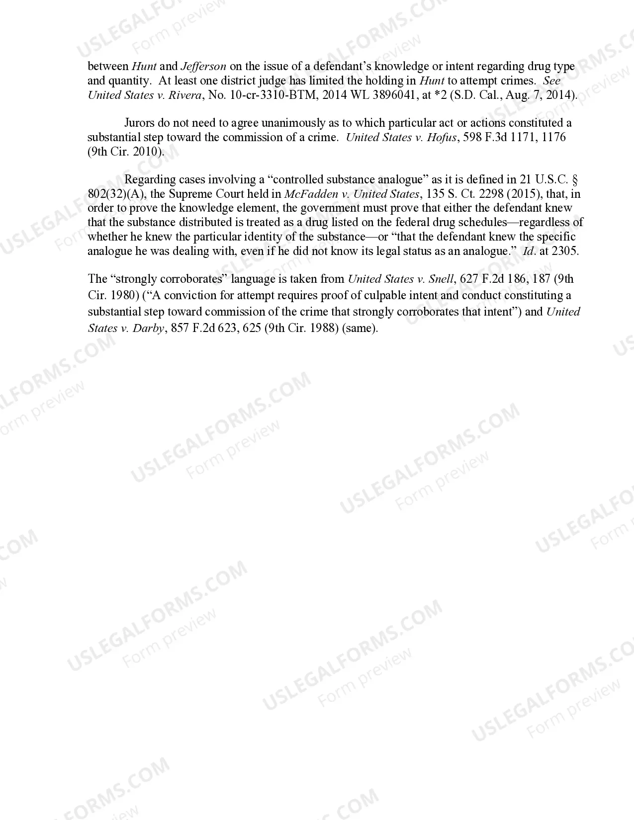 Preview 9.17 Controlled Substance-Attempted Possession With Intent to Distribute