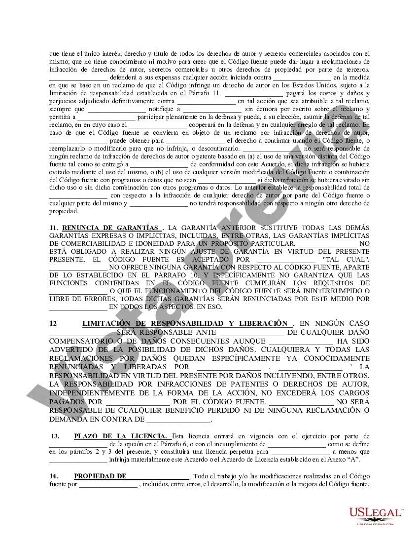 Preview Acuerdo de opción de compra y seguridad del código fuente