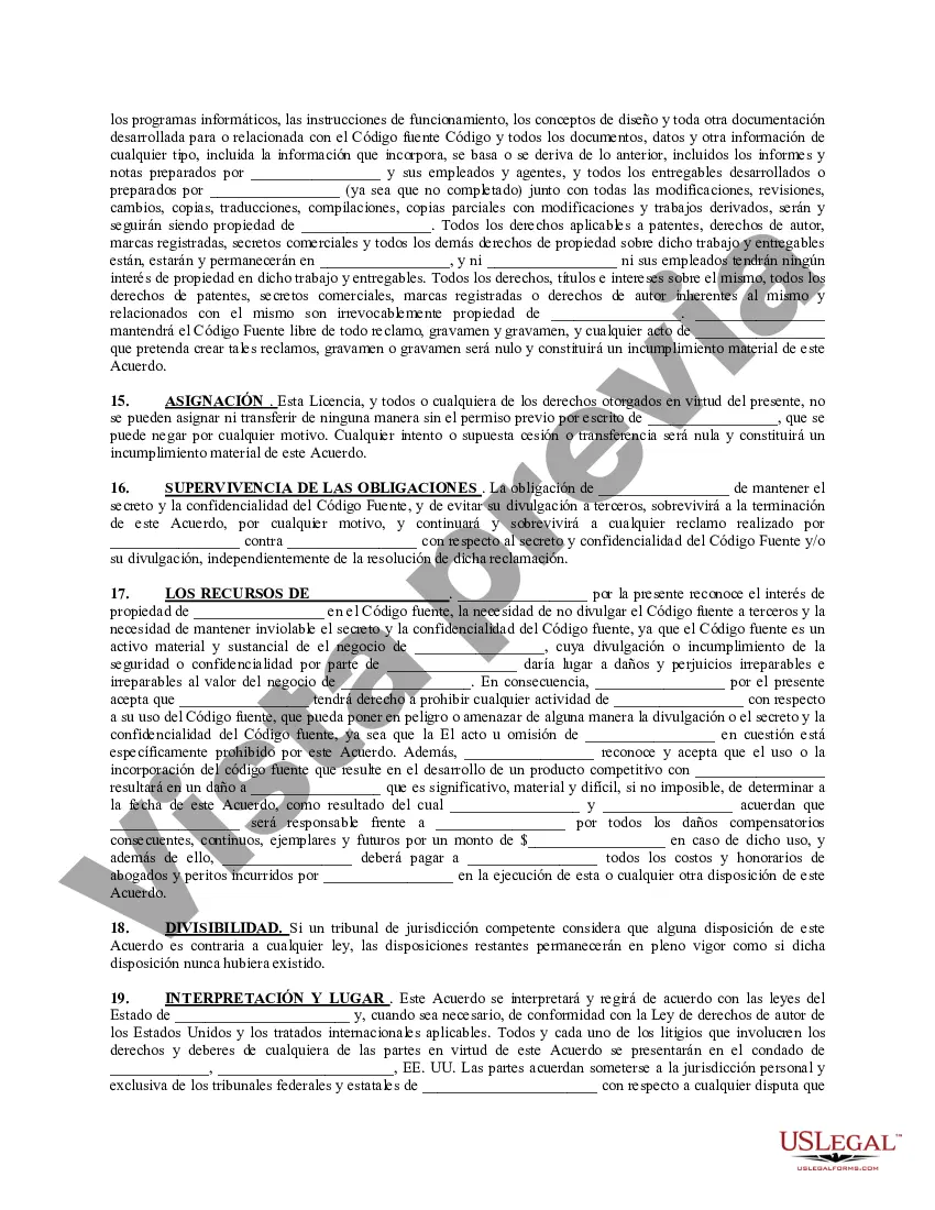 Preview Acuerdo de opción de compra y seguridad del código fuente