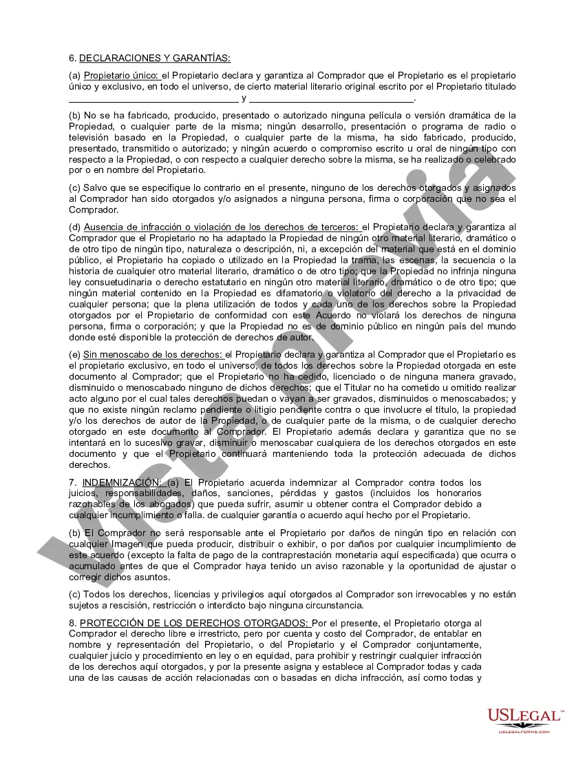 Preview Acuerdo para Adquirir Material Literario