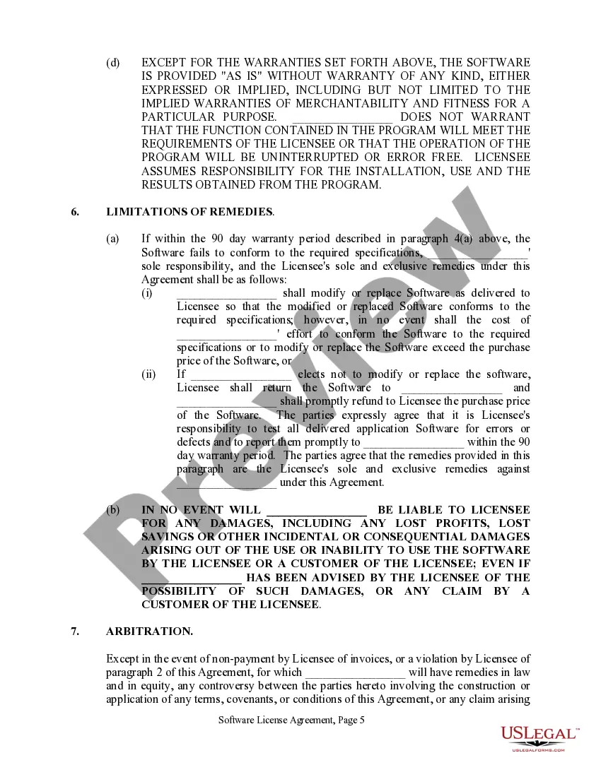 Get Software License Agreement - Simple Preview Software License Agreement - Simple