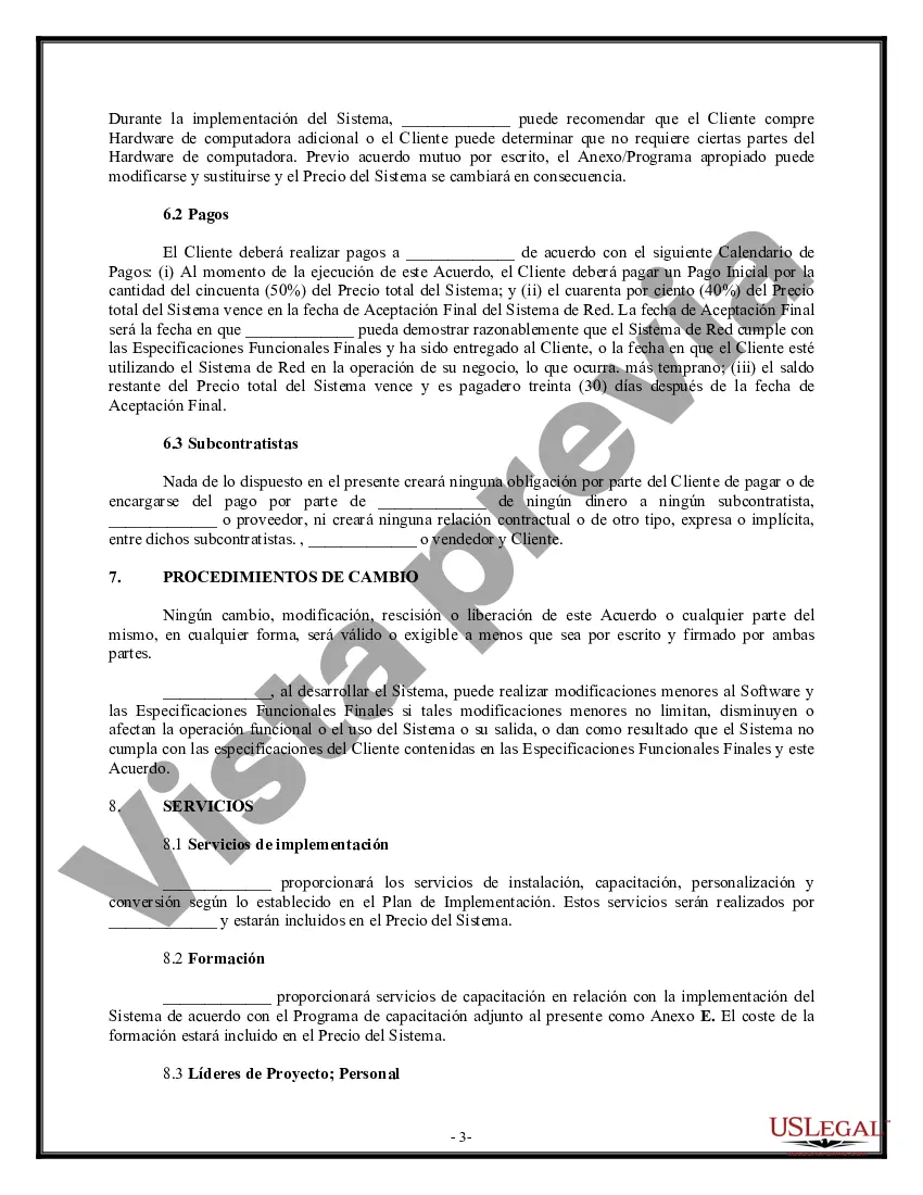 Preview Acuerdo de servicios de redes informáticas