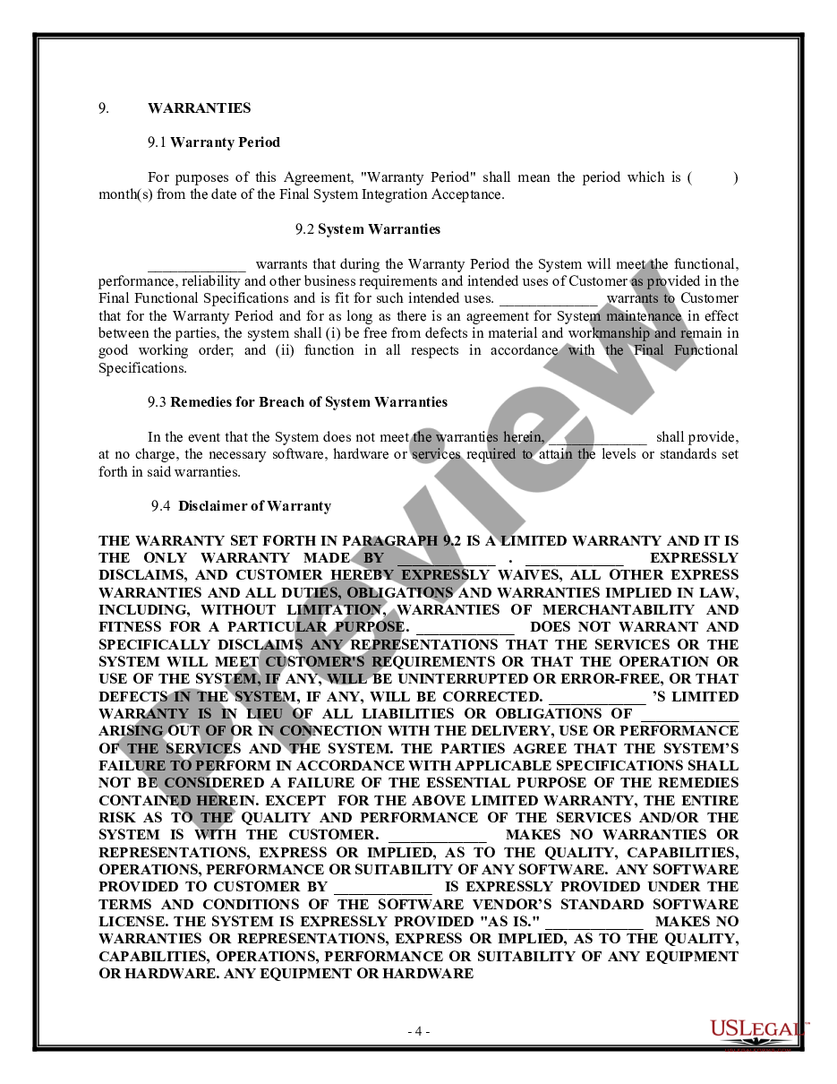 page 3 Computer Networking Services Agreement preview