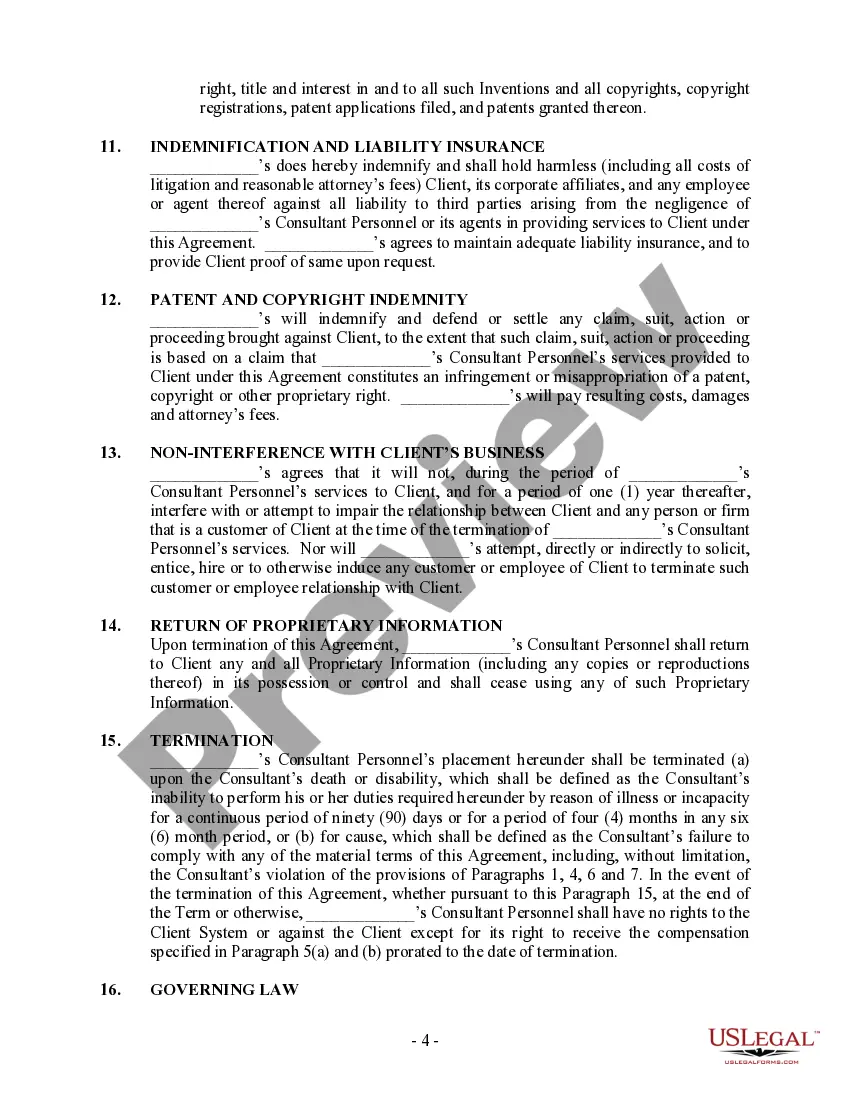 Get Business Consultant Placement Agreement - Software Development Preview Business Consultant Placement Agreement - Software Development