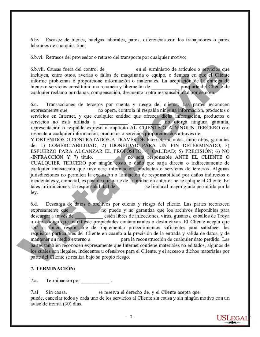 Preview Acuerdo de alojamiento y desarrollo de sitios web