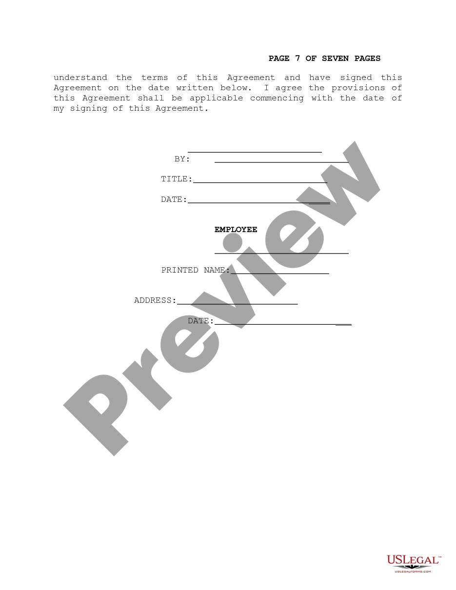 page 6 Employee Confidential Information and Noncompetition Agreement - Inventions preview