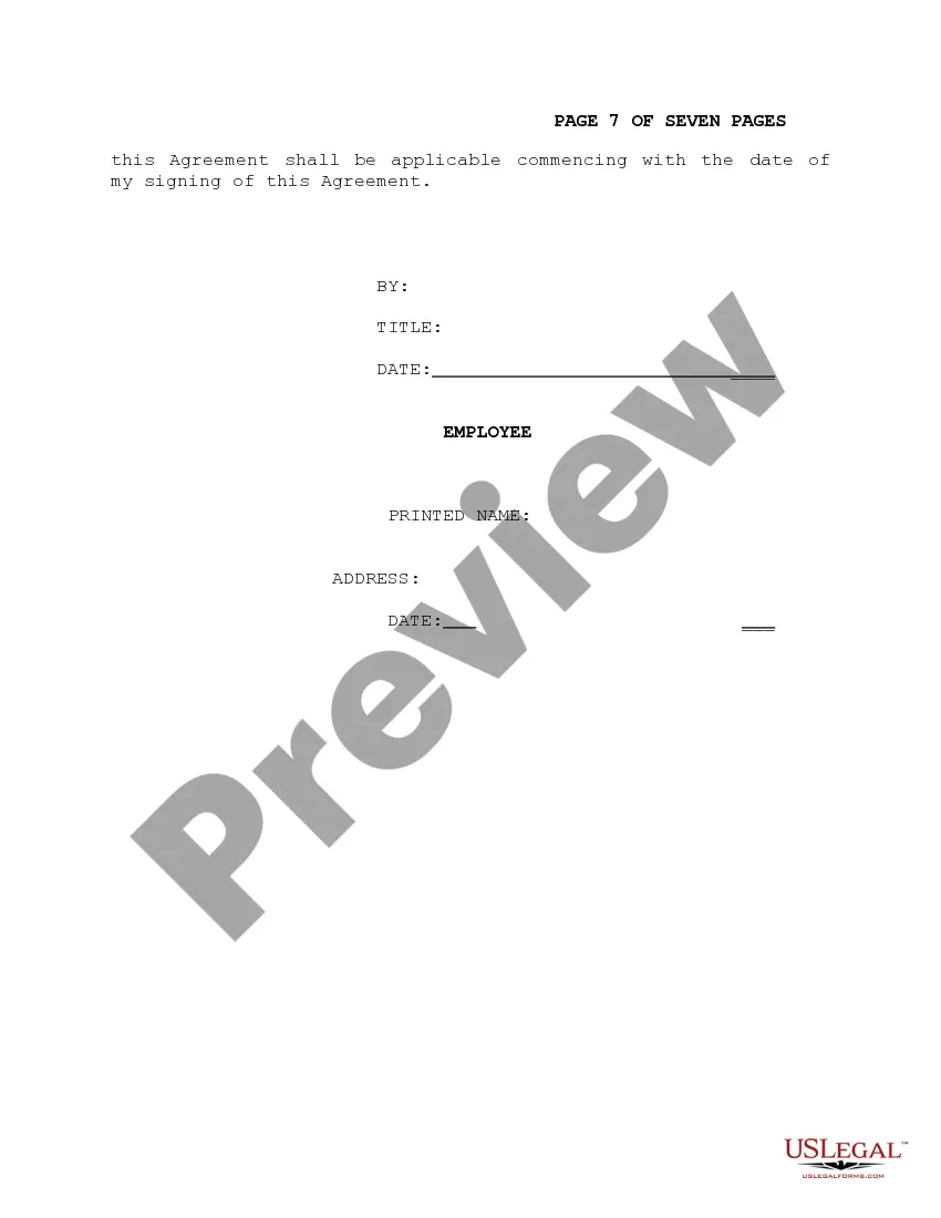 Get Employee Confidential Information and Noncompetition Agreement - Inventions Preview Employee Confidential Information and Noncompetition Agreement - Inventions