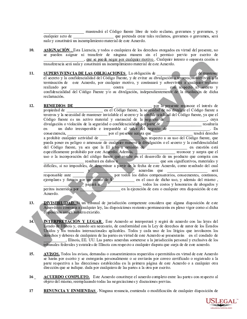 Preview Acuerdo de licencia de código fuente restringido