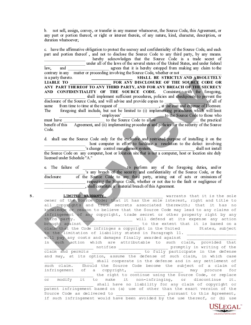 Get Restricted Source Code License Agreement Preview Restricted Source Code License Agreement