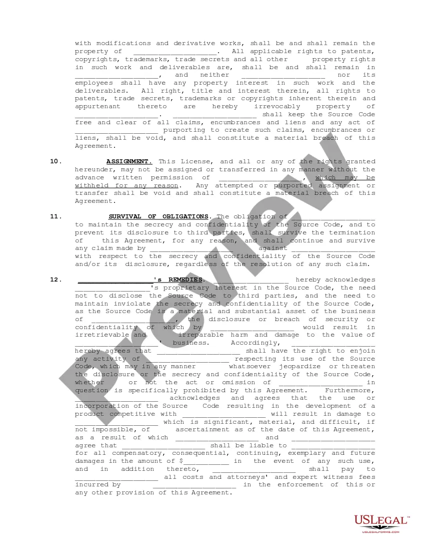 Get Restricted Source Code License Agreement Preview Restricted Source Code License Agreement