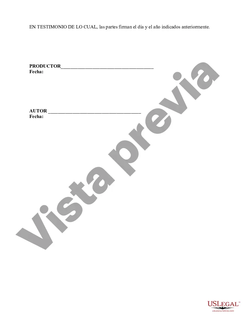 Preview Autor Productor - Dramaturgo - Acuerdo