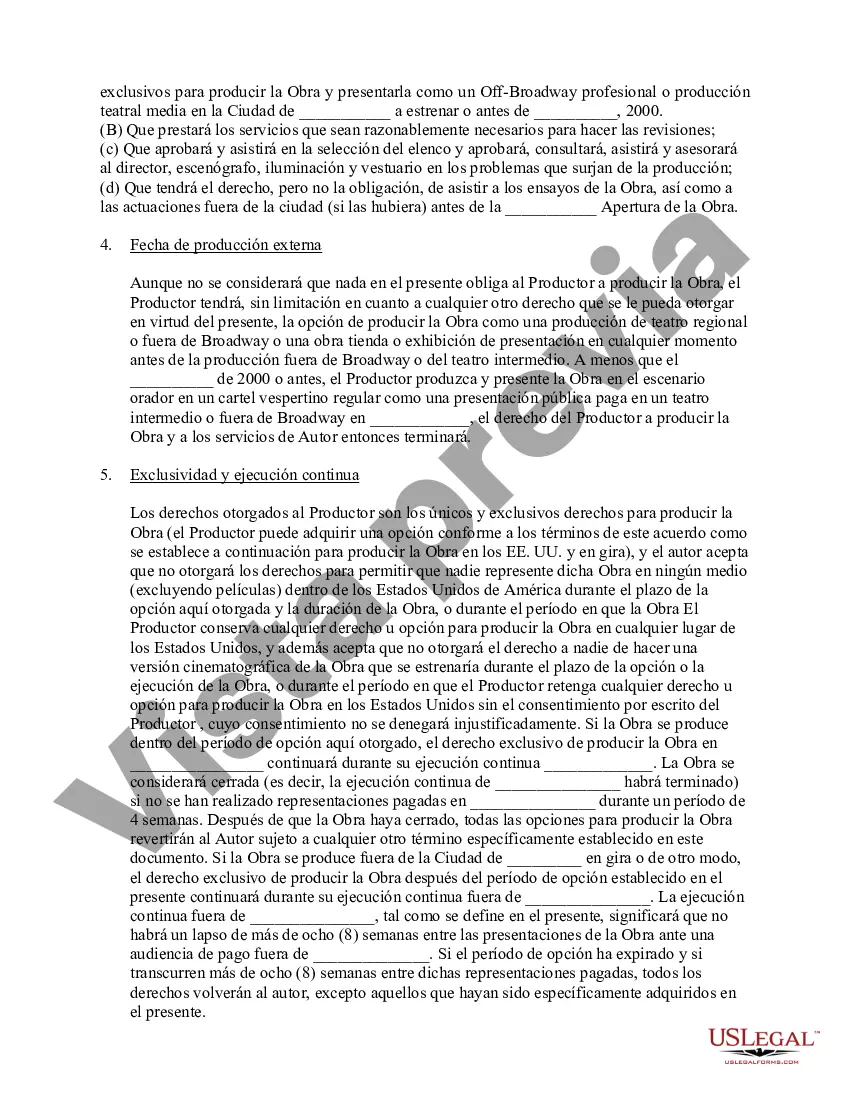 Preview Autor Productor - Dramaturgo - Acuerdo