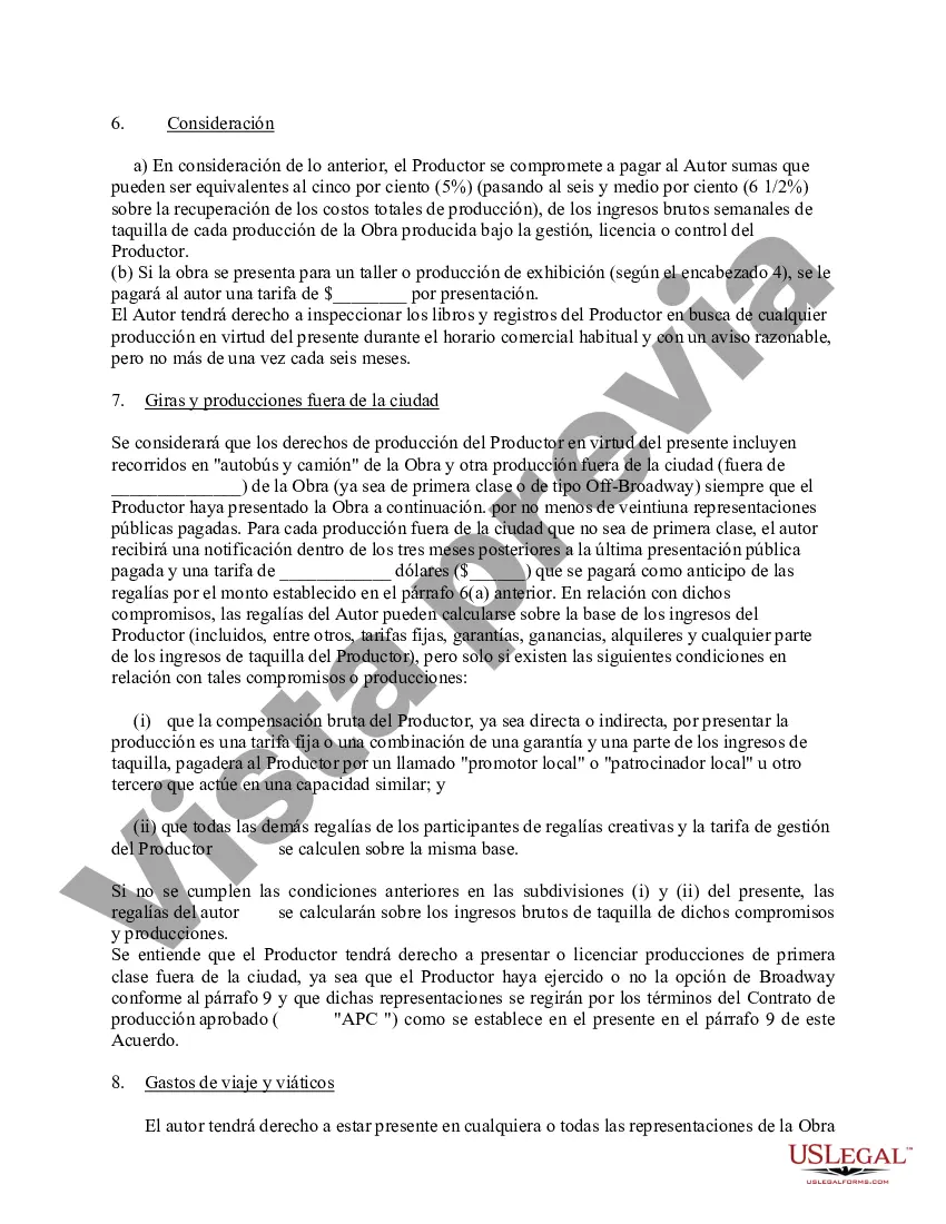 Preview Autor Productor - Dramaturgo - Acuerdo