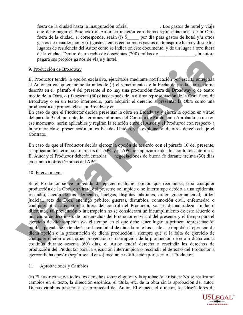 Preview Autor Productor - Dramaturgo - Acuerdo