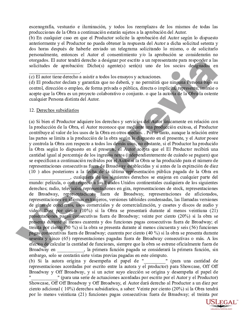 Preview Autor Productor - Dramaturgo - Acuerdo