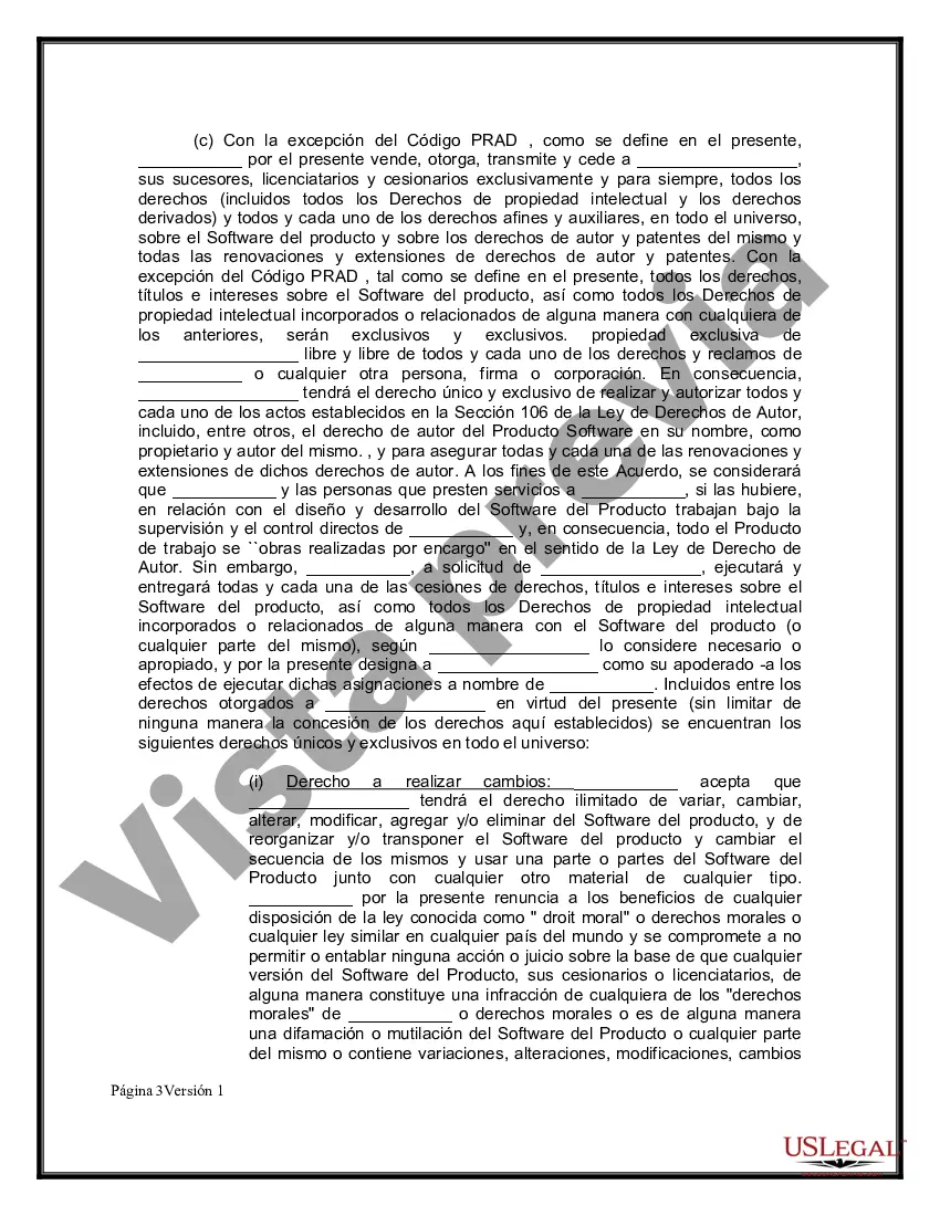 Preview Acuerdo de compra y licencia del programa de software personalizado