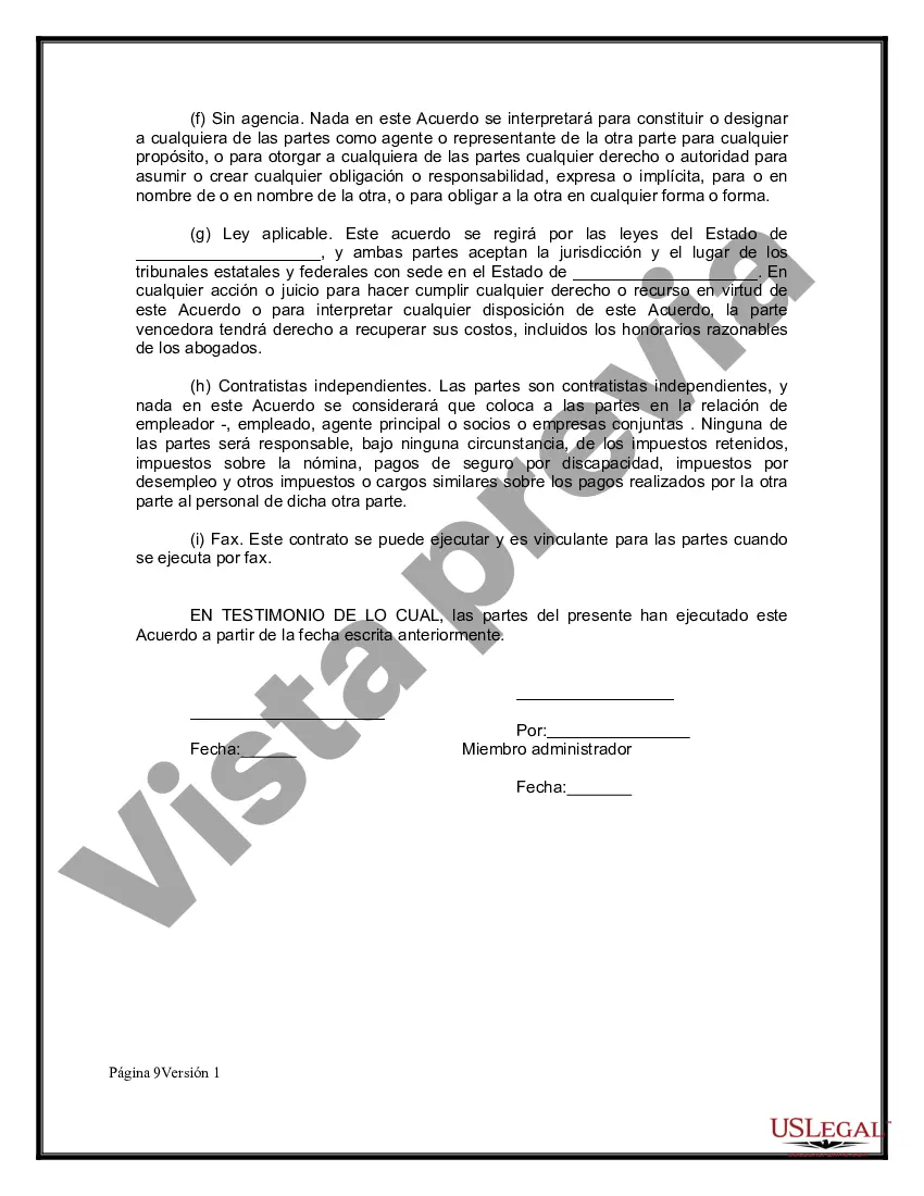 Preview Acuerdo de compra y licencia del programa de software personalizado