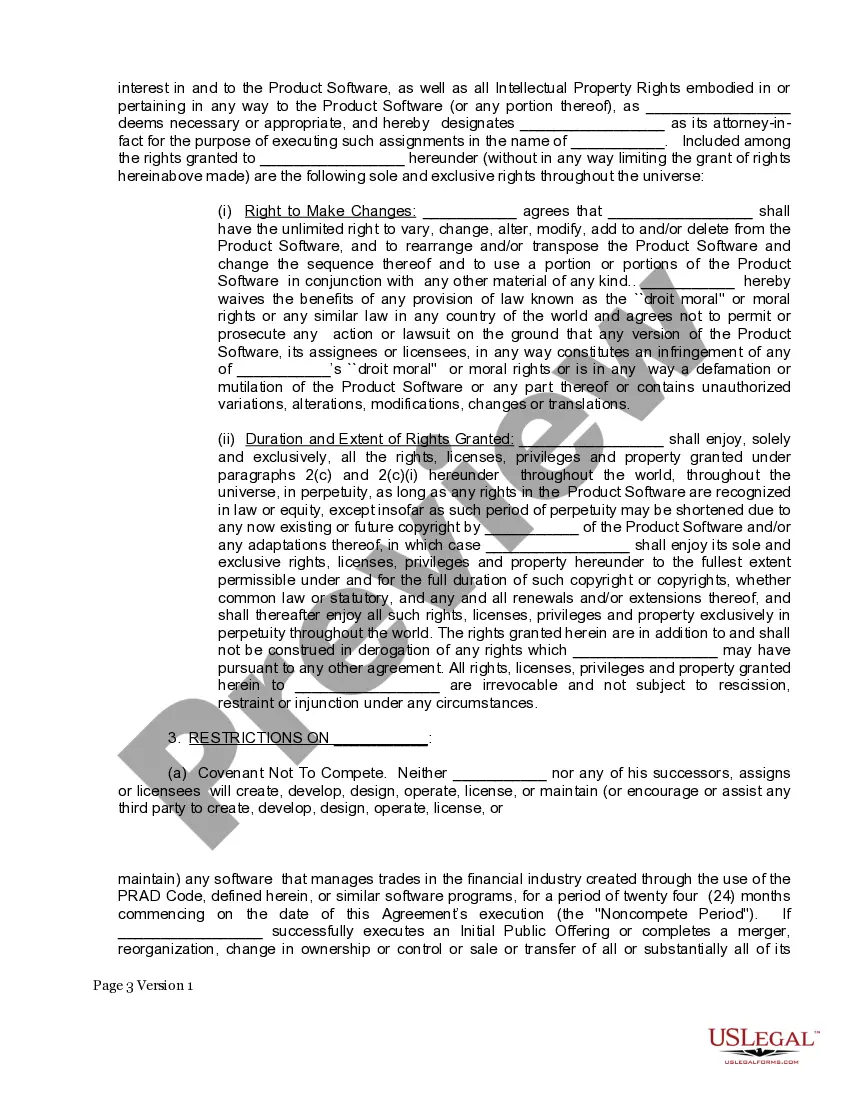 Get Purchase and License Agreement of Custom Software Program Preview Purchase and License Agreement of Custom Software Program