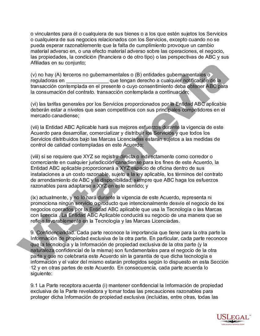 Preview Acuerdo de licencia y servicios