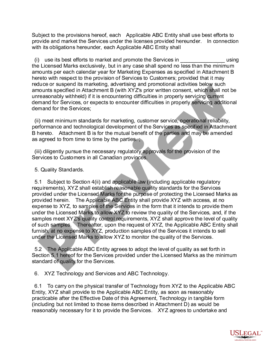 page 2 License and Services Agreement preview