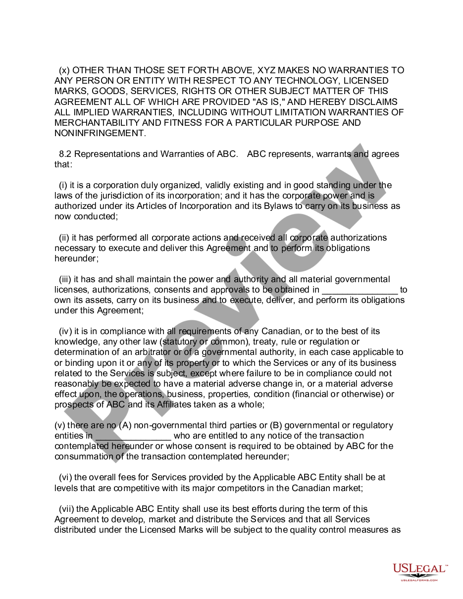 page 5 License and Services Agreement preview
