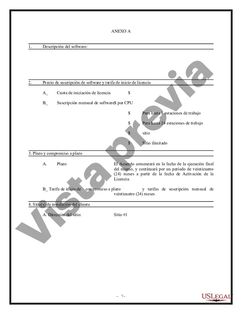 Preview Acuerdo de suscripción de licencia de software