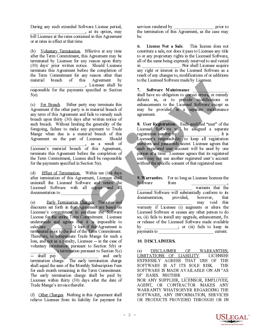 Get Software License Subscription Agreement Preview Software License Subscription Agreement