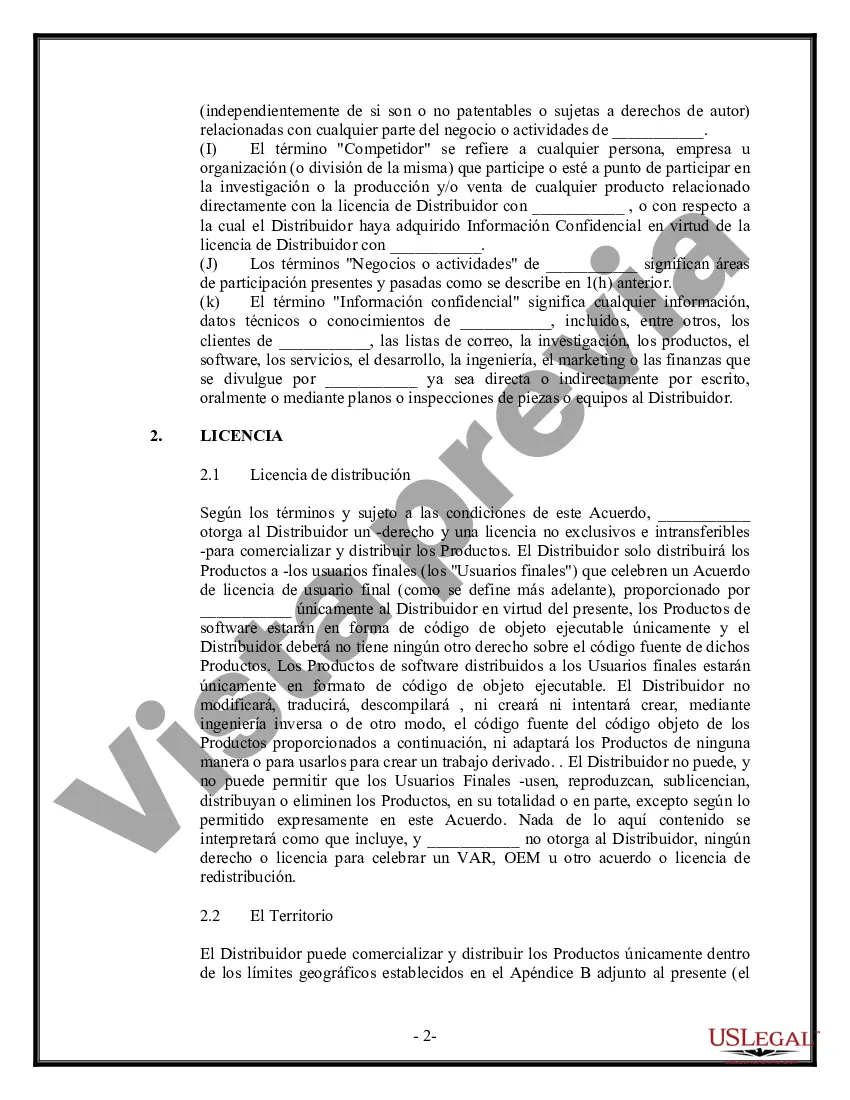 Preview Acuerdo de distribución de software