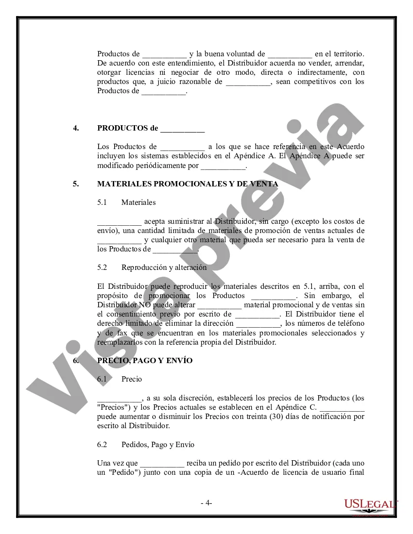 Preview Acuerdo de distribución de software