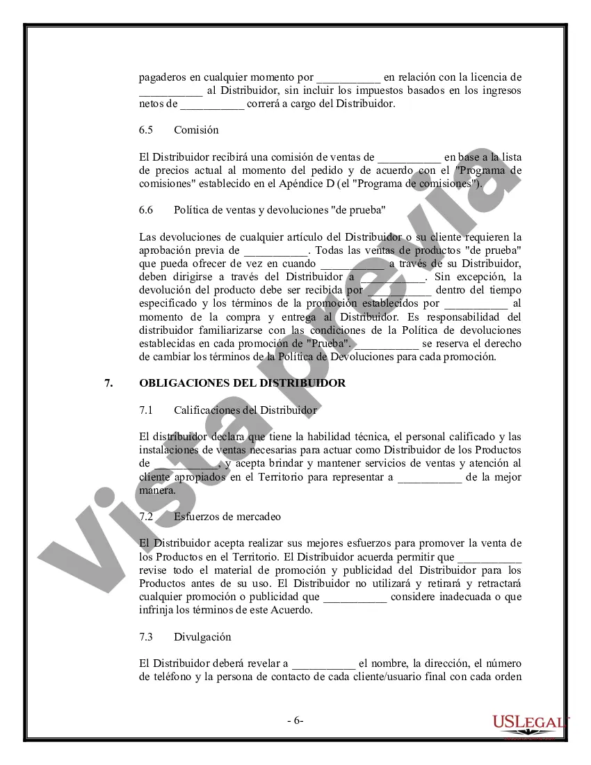 Preview Acuerdo de distribución de software