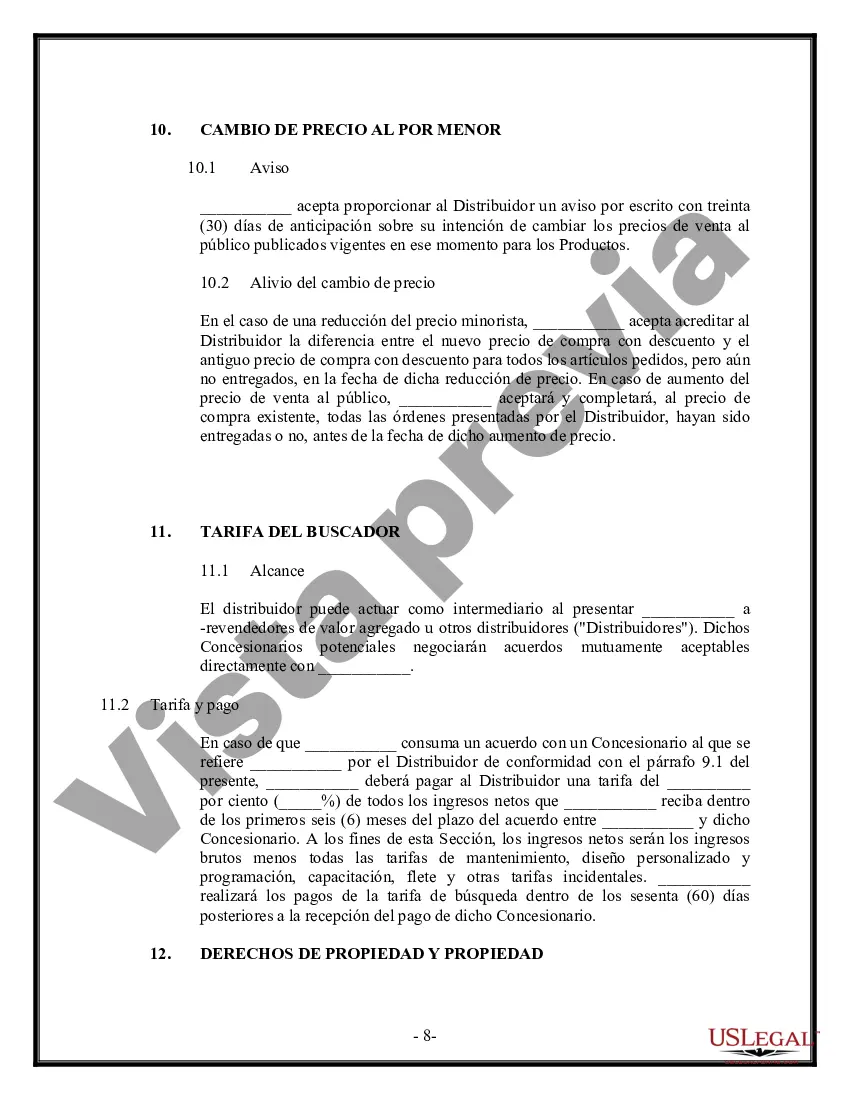 Preview Acuerdo de distribución de software