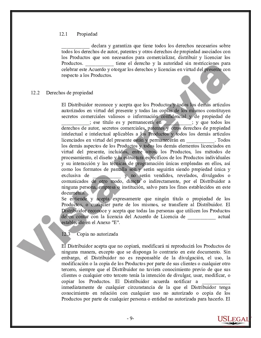 Preview Acuerdo de distribución de software