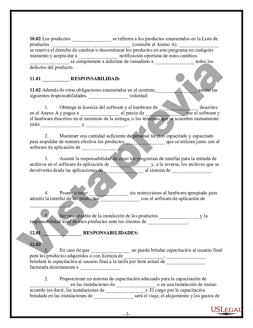 Preview Acuerdo de licencia del programa de software