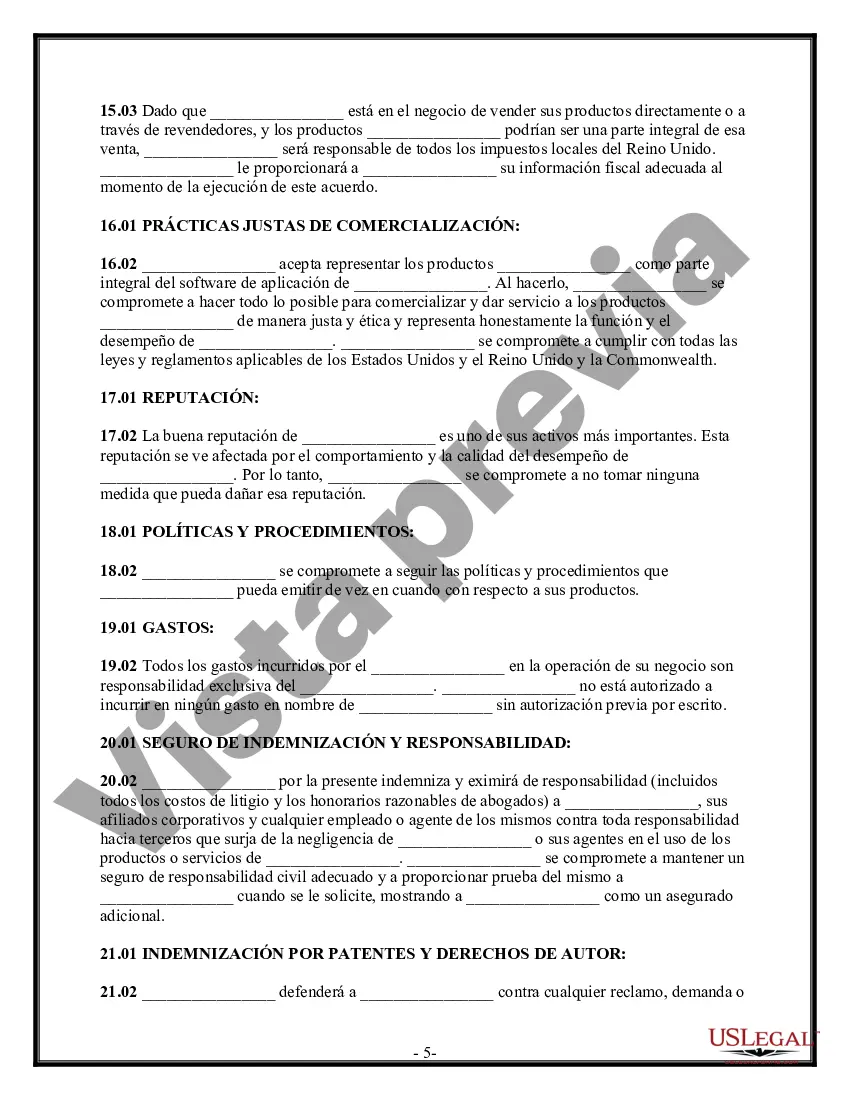 Preview Acuerdo de licencia del programa de software