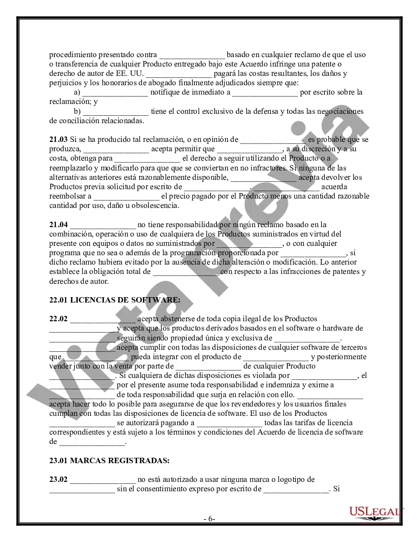 Preview Acuerdo de licencia del programa de software