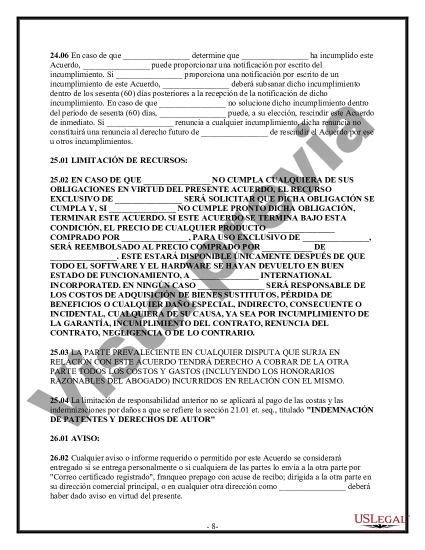 Preview Acuerdo de licencia del programa de software