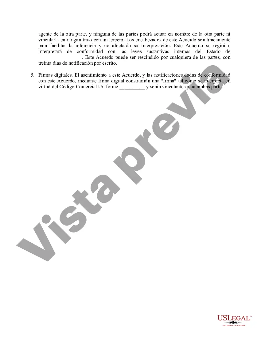 Preview Acuerdo de servicio de afiliados del sitio web