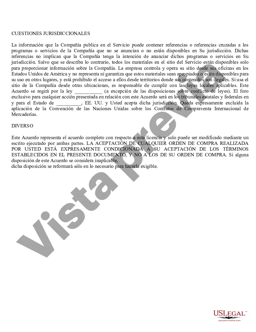 Preview Acuerdo de servicio de afiliados del sitio web