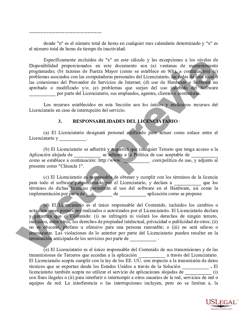 Preview Acuerdo de nivel de servicio de hospedaje de aplicaciones