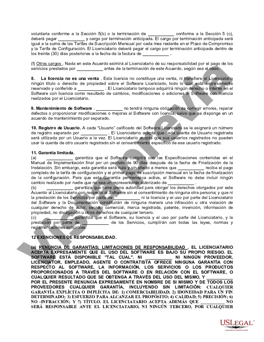 Preview Acuerdo de suscripción de licencia con opciones de nivel de servicio