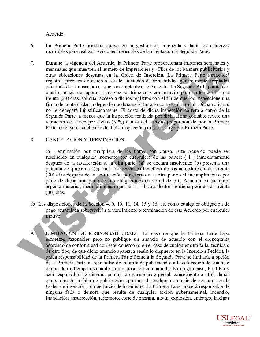 Preview Acuerdo de publicidad - Acuerdo de pago por clic