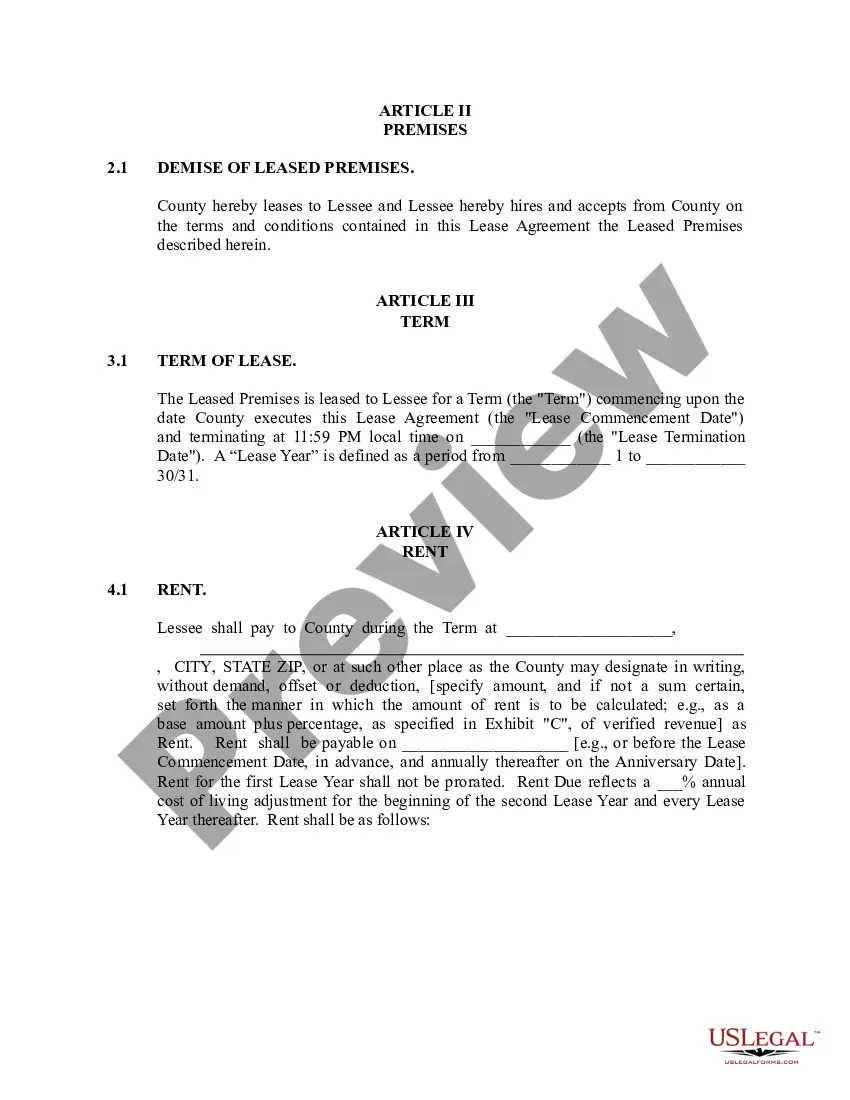Get Agreement for Lease of Real Property For Agricultural Purposes Preview Agreement for Lease of Real Property For Agricultural Purposes