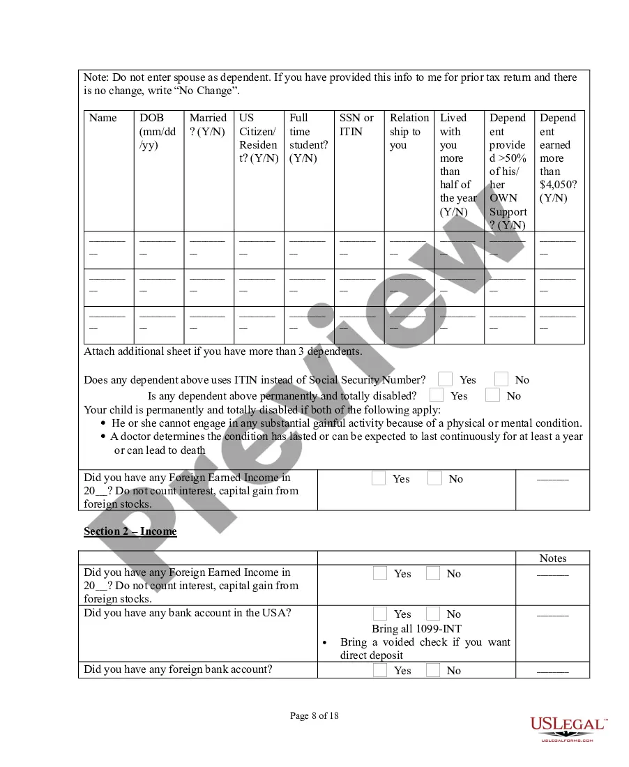 Preview Tax Preparer: Disclosure and Service Agreement