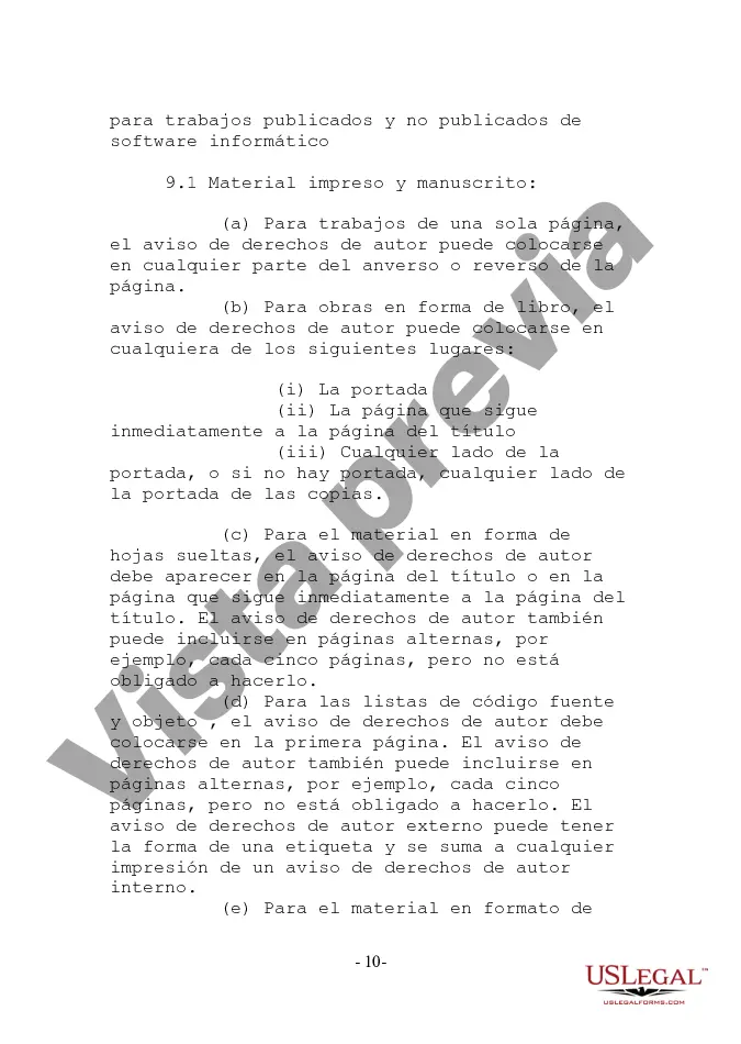 Preview Política de derechos de autor