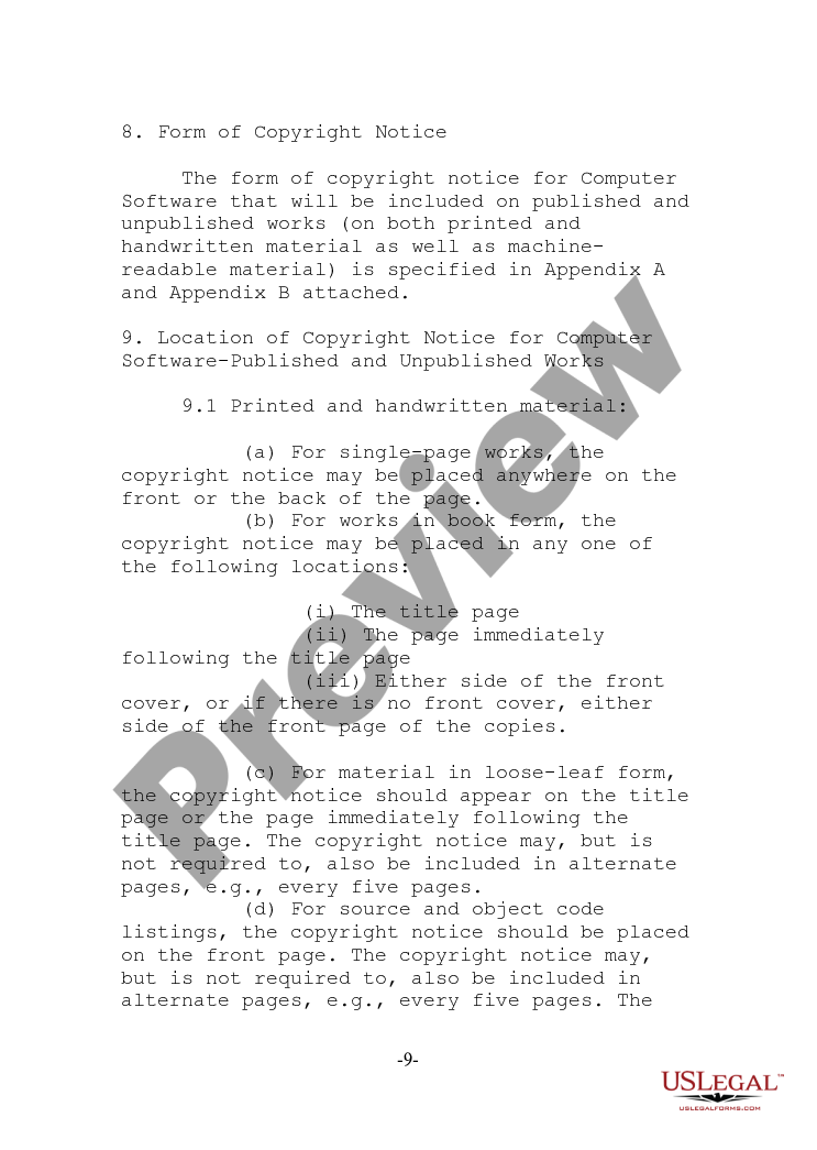 page 8 Copyright Policy preview